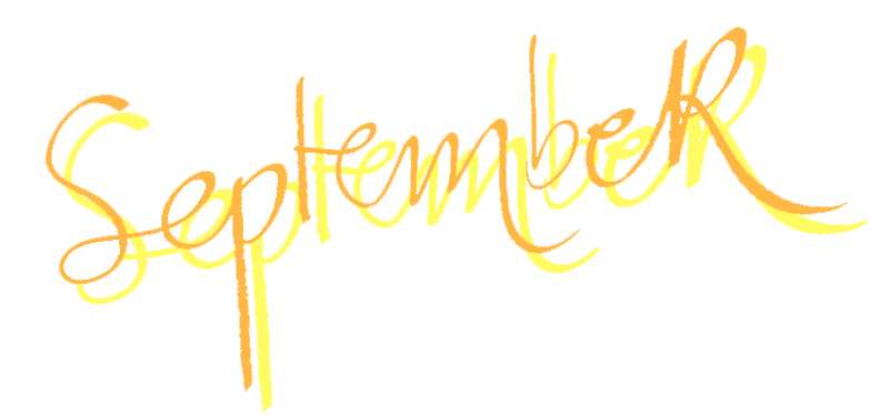 September, handwriting