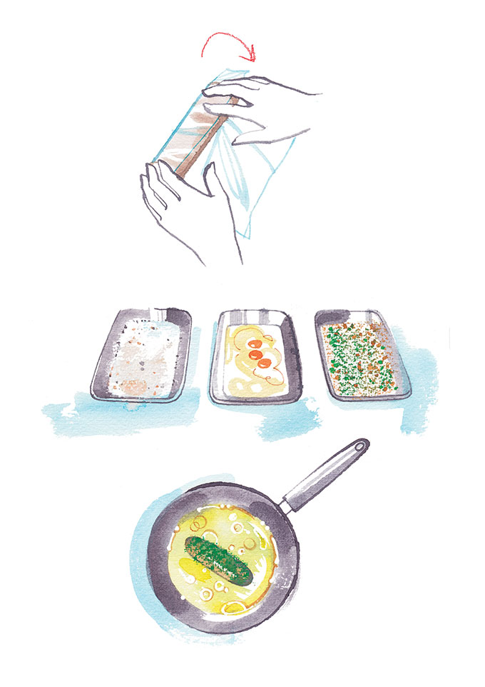 Illustrated Anne Sophie Pic French Recipe Step By Step - Madame Figaro CUISINE, 2019