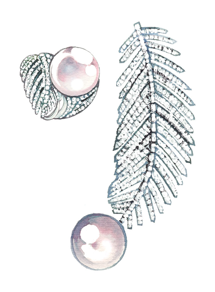 Pearls and Diamonds Ring and Earring - Bucherer, 2022